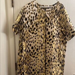 Leopard Print Mini Dress
